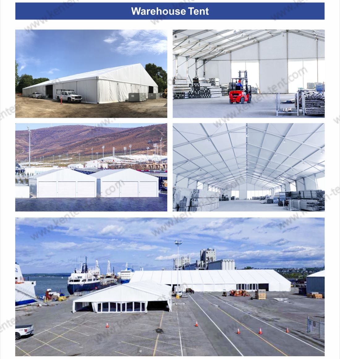 Industrial Warehouse Tents For Sale | Custom Storage Tent - KENTEN