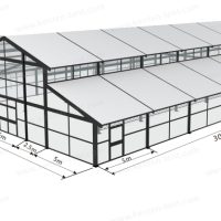 20m x 30m x 3m Atrium Tent