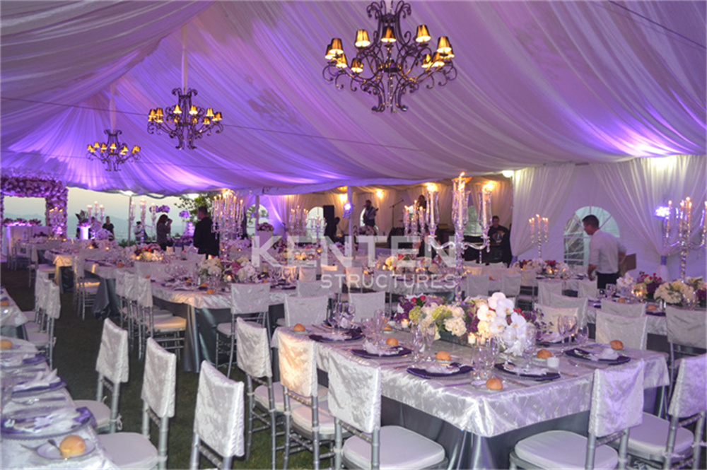 luxury wedding tent