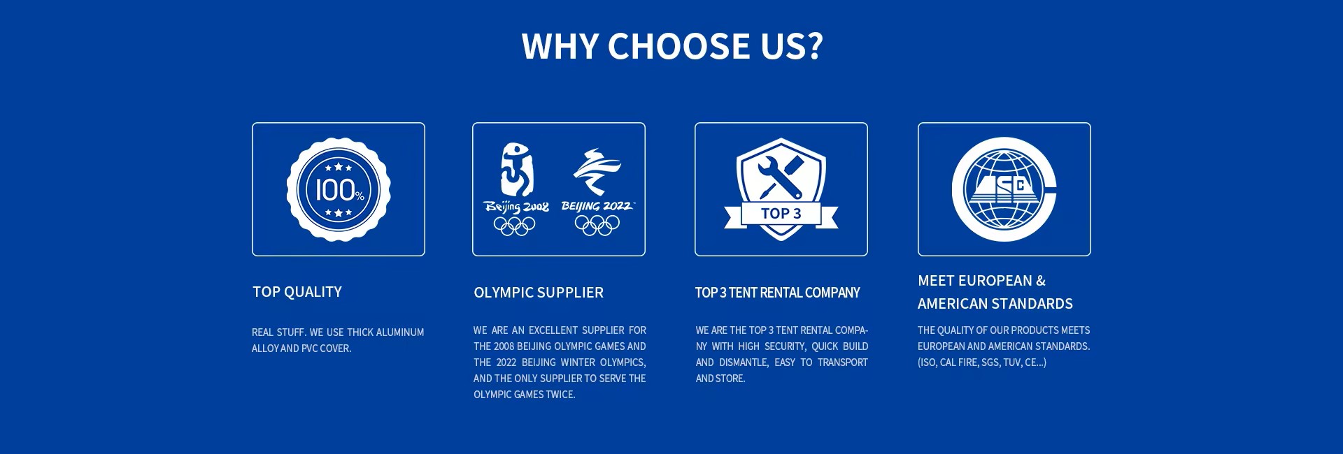 WHY CHOOSE US?