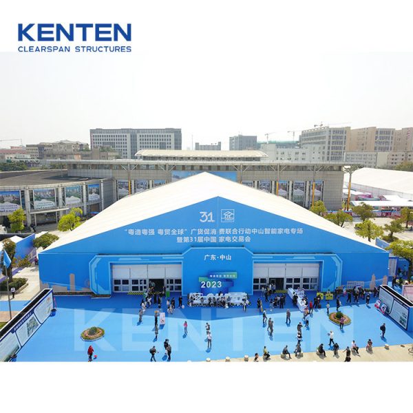 large outdoor winter exhibition tent for trade show