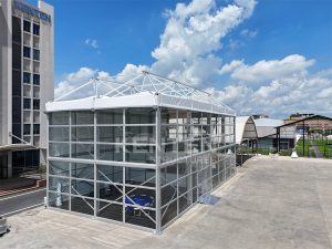 pyramid structure tent - Two storey tent design