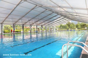 swimming pool tent