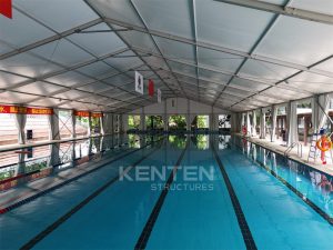 swimming pool tent