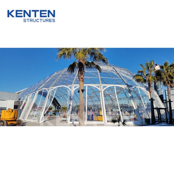 Modular large igloo event tent