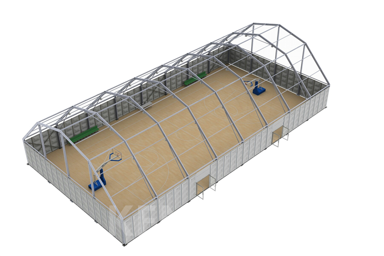 Carpa para cancha de baloncesto