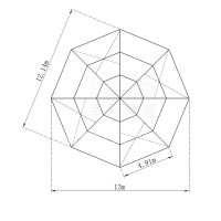 8 Sided Polygon Tent - 11