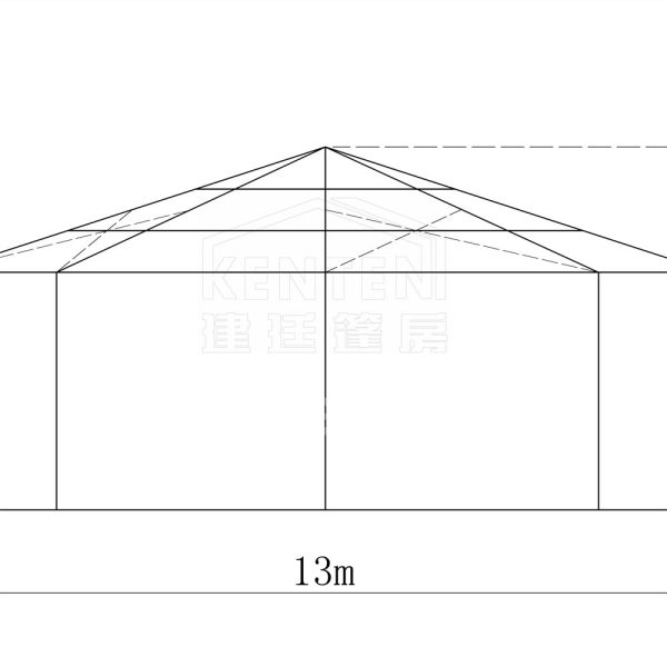 8 Sided Polygon Tent