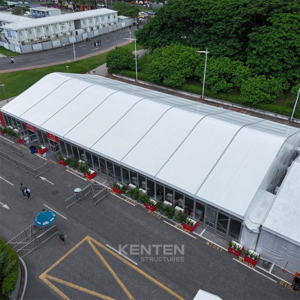 20m x 40m Curved Tent