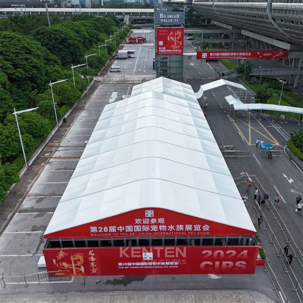 20m x 40m Curved Tent