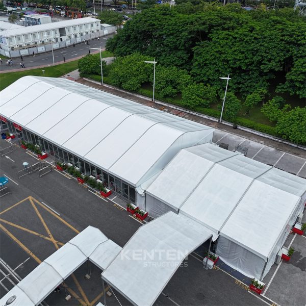 20m x 40m Curved Tent