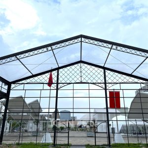 Custom Aluminum Atrium Tents for Luxury Wedding