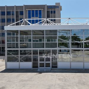 Modular Design of the Pyramid Tent - Glass wall