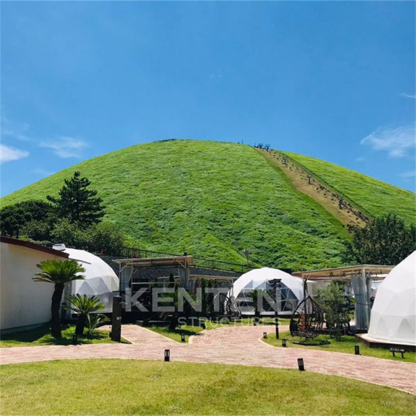Small and Large Glamping Dome Tents