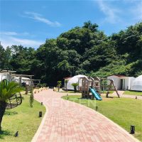 Small and Large Glamping Dome Tents