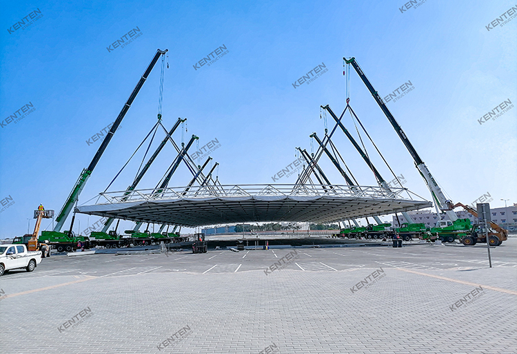 Permanent Two Story Exhibition Tent
