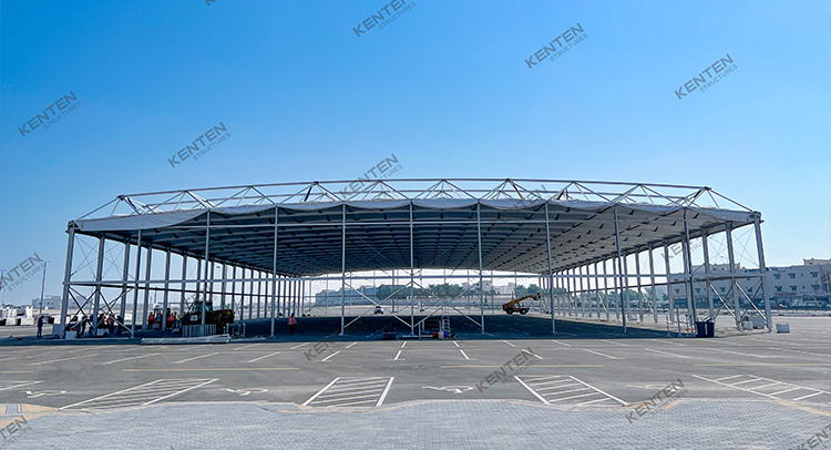 Permanent Two Story Exhibition Tent