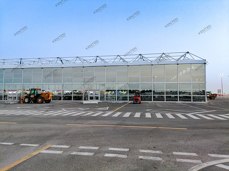 Permanent Two Story Exhibition Tent