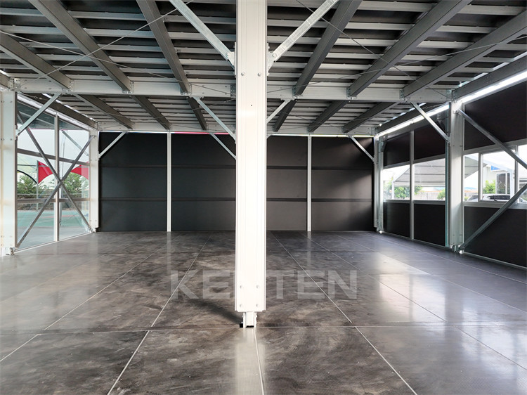 three-story tent