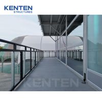 three-story marquee tent
