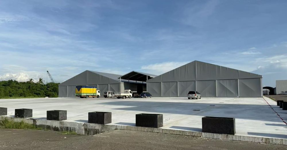 warehouse tent