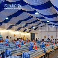 Large outdoor beer festival day party event tent