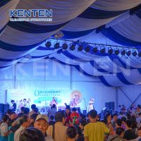 Large outdoor beer festival day party event tent