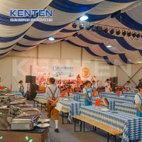 Large outdoor beer festival day party event tent