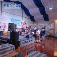 Large outdoor beer festival day party event tent