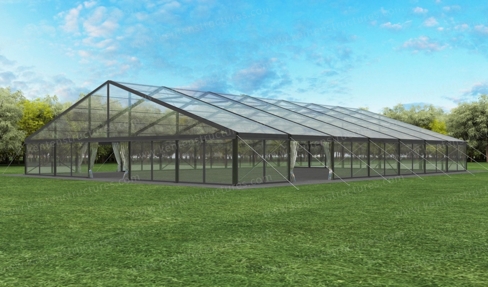 Transparent PVC Cover for event tent
