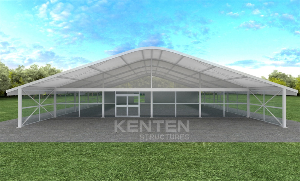 20x25x3m Curved Tent: