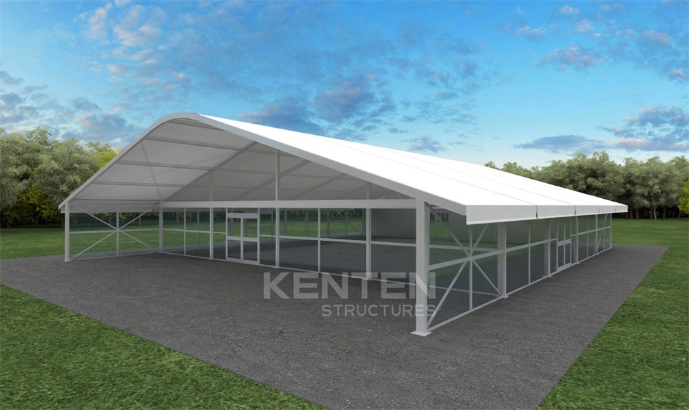 20x25x3m Curved Tent: