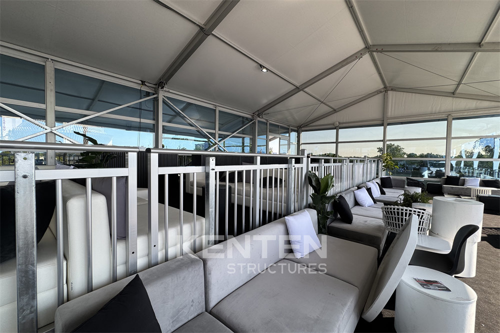 Two Story Tent for the F1 Grand Prix in Montreal