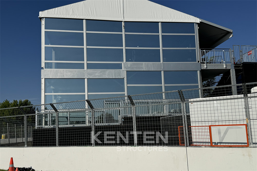 Two Story Tent for the F1 Grand Prix in Montreal