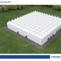 60x60x8m Pyramid Structure Tent