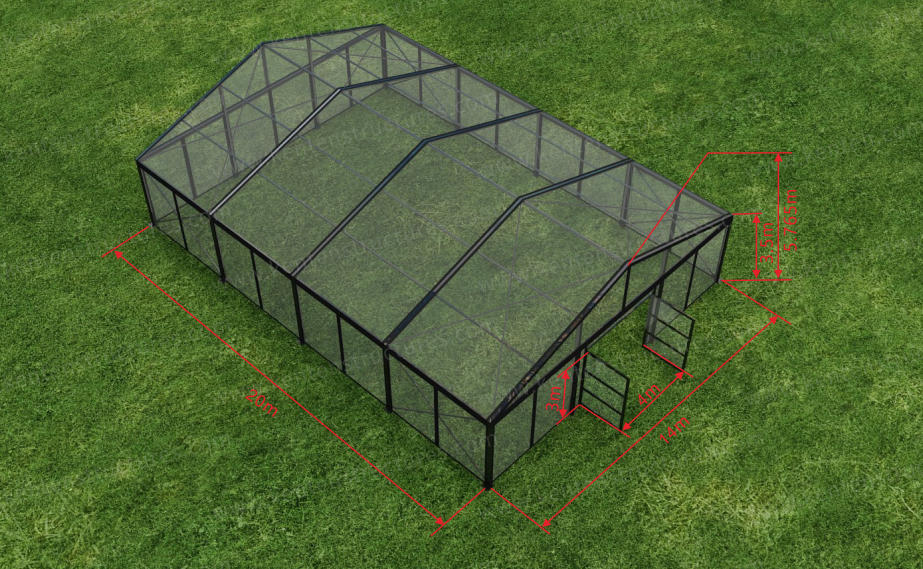 14x20m Black A-Frame