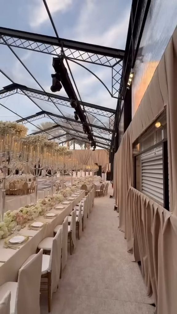 atrium wendding tent