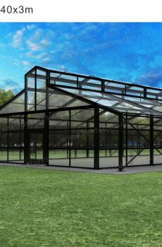 16.5x40x3m atrium tent