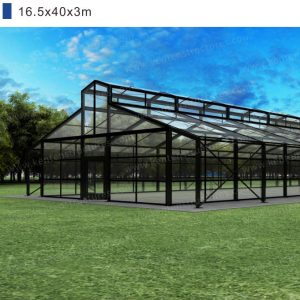 16.5x40x3m atrium tent