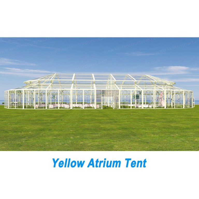 Yellow Atrium Tent