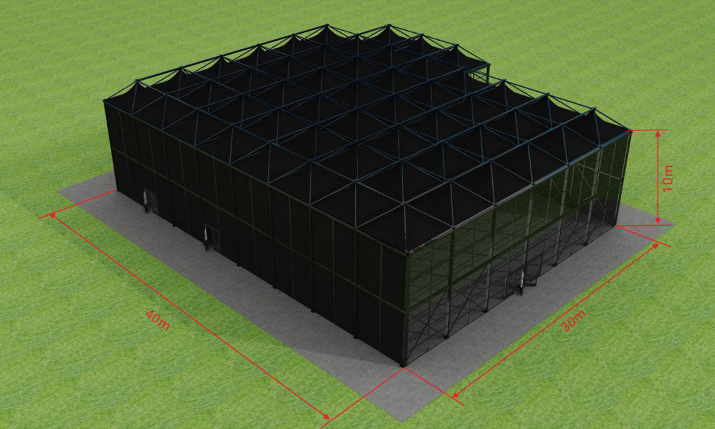 30x40m Black Pyramid Structure Tent