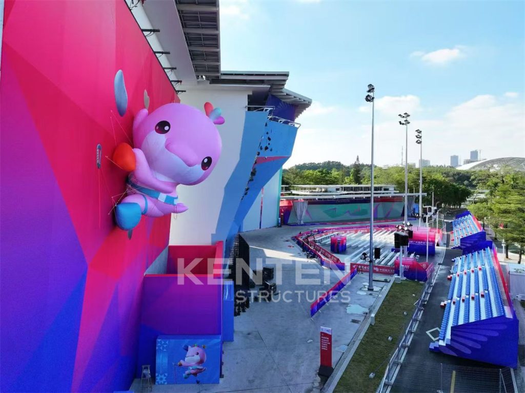 Temporary Aluminum Structures for the 15th National Games