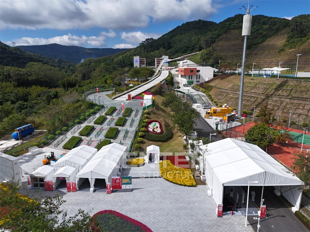 Temporary Aluminum Structures for the 15th National Games