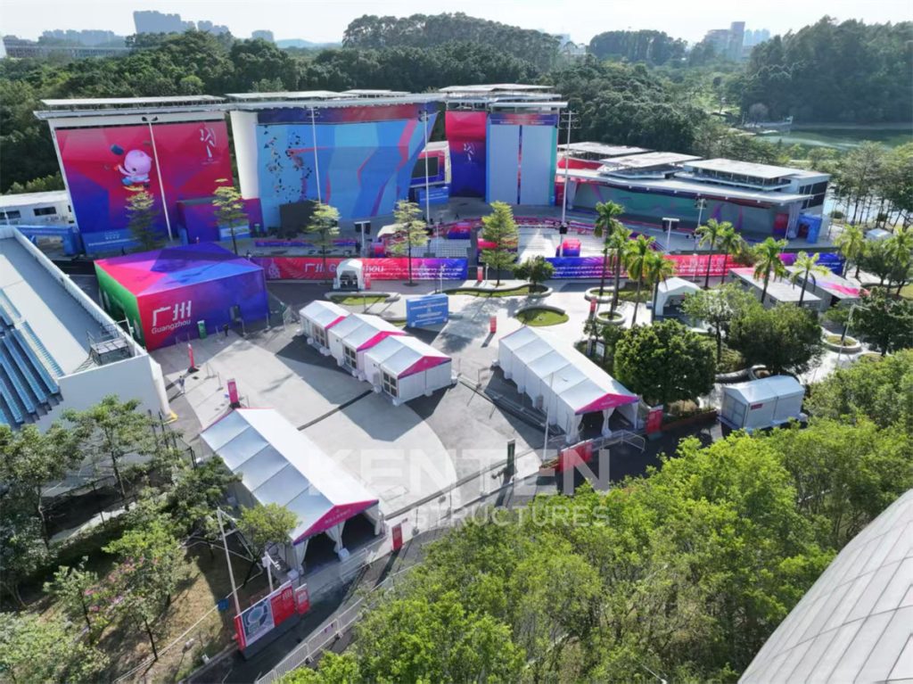 Temporary Aluminum Structures for the 15th National Games
