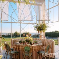 Beige Atrium Tent