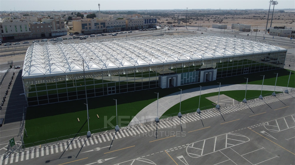 Pyramid Structure Installation Completion Effect