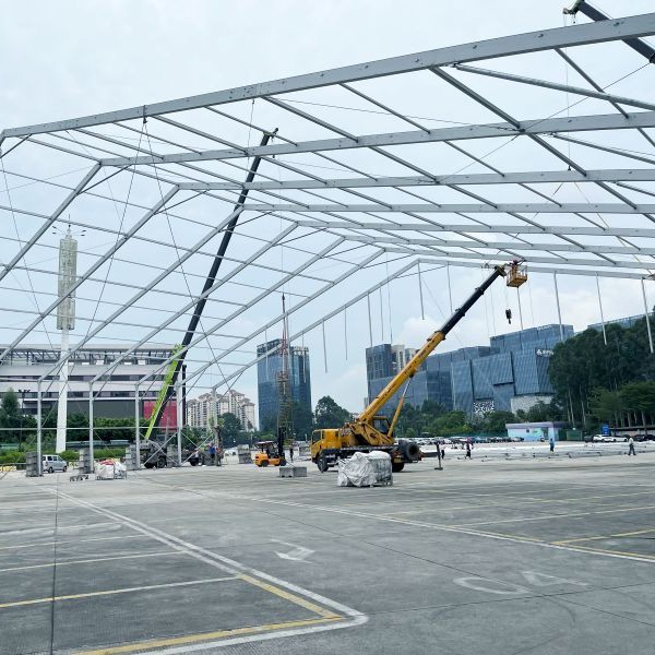Warehouse Tent Construction Speed