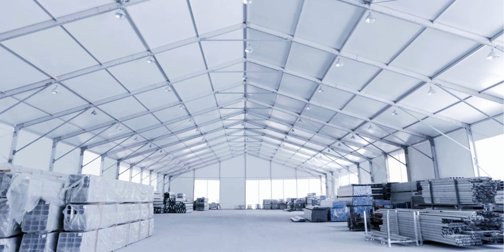 warehouse tent