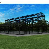 30x40M Curved Atrium Structure Tent