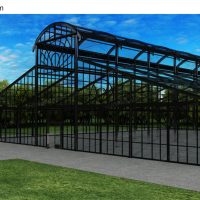 30x40M Curved Atrium Structure Tent